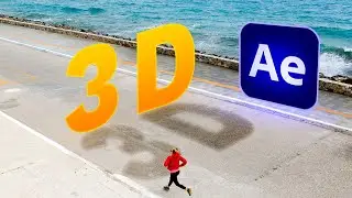 💫 INSERTAR TEXTO 3D y OBJETOS en Video con After Effects