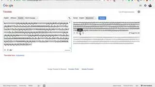 Google Translate 3D Printer