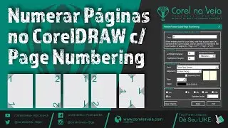 Como Numerar Páginas no CorelDRAW com PageNumbering Macro FREE