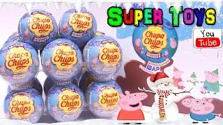 Chupa Chups Peppa Pig Winter Toys Surprise/NEW 2015 Peppa Pig Winter Chupa Chups Surprise