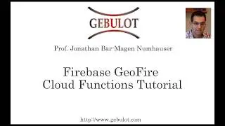 Firebase Cloud Functions Geofire Tutorial (English)