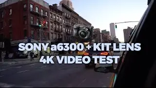 Sony a6300 with Kit Lens: 4K Low Light Video Test