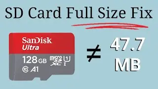 Fix SD Card Not Showing Full Capacity (Windows Tutorial)