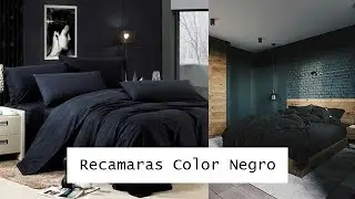 26 Recamaras de Color Negro, Ideas para tu recamara | DECORACIÓN DESING