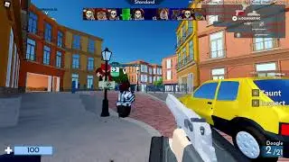 half an hour Playing Arsenal-Roblox