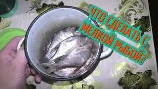 ЧТО СДЕЛАТЬ С МЕЛКОЙ РЕЧНОЙ РЫБОЙ? БЫСТРО И ВКУСНО.