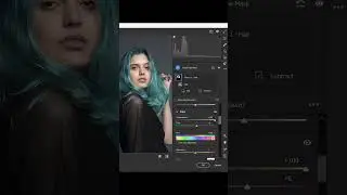 Changing color of girl pic in adobe photoshop, 