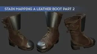 Stain Mapping a Leather Boot Part 2
