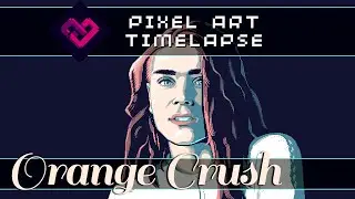 Pixel Art Timelapse - Orange Crush