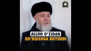 Alloh o'zidan qo'rqishga buyurdi