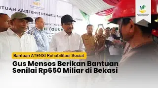 Kemensos Salurkan Bantuan 650 Miliar di Kota Bekasi