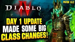 Diablo 4 - Day 1 Patch Changes Druids and Necromancers, Nerfs Elixirs, and More!