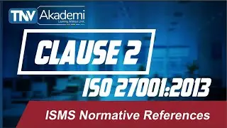 ISMS Normative References Clause 2 of ISO 27001:2013 | Training on ISO 27001|