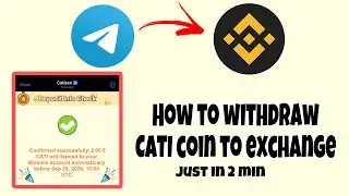 Catizen ( CATI ) withdrawal process / How to withdraw CATI coin to binance & launchpool details