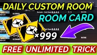 How to get free custom room card in free fire | Latest trick | How to get custom card in free fire