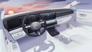 The 2024 Hyundai Kona EV Gets the Cool Staria Van's Good-Lookin' Unibrow
