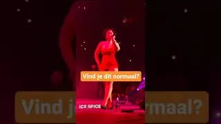 Ice Spice treed zeer schaars gekleed op 😲 #dutchrapcommunity #dutchrap