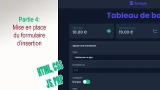 Fullstack #4/27 : Mise en place du formulaire d'insertion #html #formulairephp