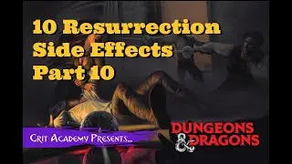 D&D Tips | 10 Resurrection Side Effects Part 10 | 1 Minute Dungeons & Dragons Tips