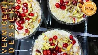 Vermicelli Dessert | Custard Saviyan Recipe | Amal's Kitchen