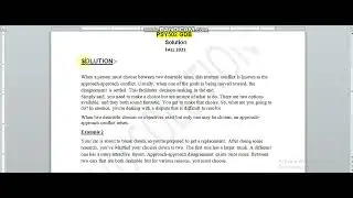 PSY502 GDB SOLUTION 2023 || PSY502 GDB SOLUTION FALL 2022