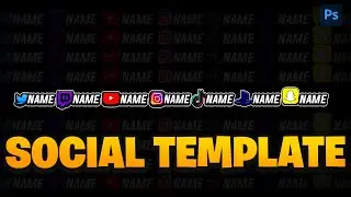 Photoshop Tutorial: Best FREE Social Overlay Template + PSD | FREE Social Overlay Template