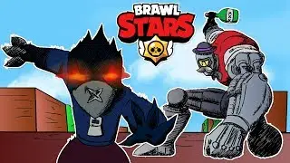 BRAWL STARS ANIMATION: NIGHTMARE BARLEY VS CROW