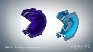Doppelexzentrische Absperrklappe ROCO WAVE