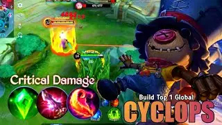 Cyclops Full Critical Damage  | Build Top 1 Global Cyclops ~ MLBB 🔥