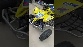ATV racing Legend Kory Ellis personal LTR450 with many team Suzuki parts. #ltr450 #suzukiatv