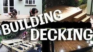 HOW TO BUILD A GARDEN DECK / RAISED DECKING
