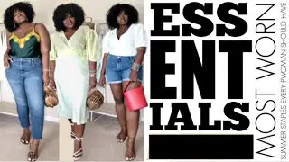 Most Worn Summer CLOSET ESSENTIALS Every Woman Should Own I CURVY PLUS SIZE FASHION