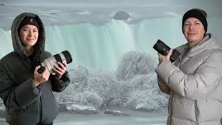 Winter Wonderland at Niagara Falls | Capturing Nature’s Beauty w/ My Daughter -Sony a7c & Sony a7r4a