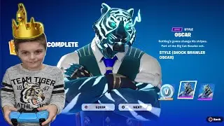 Unlocking NEW Free Fortnite Battle Pass Skin Style & GOLD Crown Victory Royale Win Gameplay