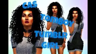CAS || Tomboy Tumblr Girl