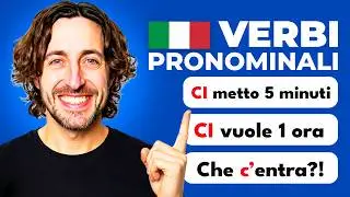 Italian pronominal verbs with CI made super easy: Verbi pronominali con CI