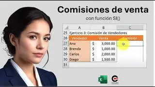 Funcion SI para calcular comisiones de venta