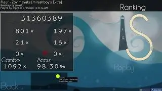 osu! | Fleur - Zov mayaka [mirashboy's Extra] +HDNC #1