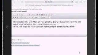 Using CKEditor 4 in XPages - Part 5 - iPad Demonstration