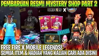 FREE FIRE! BOCORAN EVENT DISKON 90%! MYSTERY SHOP PART2 ADA ELITE PASS,GRATIS SKIN,EVENT BUNDLE BARU