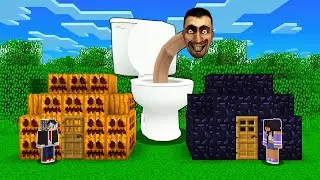 TUVALET ADAM VS EV 😱 - Minecraft