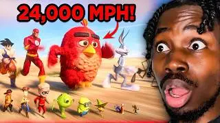 The Fastest Running Cartoon Characters EVER!