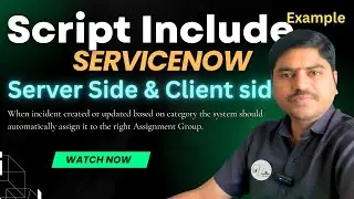 Calling script include through server script and client script 