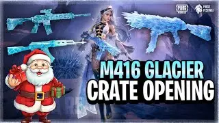 M416 And Akm Glacier Crate Opening ❄️🥶 ULTRA RBisLIVE
