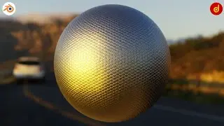 Procedural knurled metal in Blender | Grippy Metal in Blender