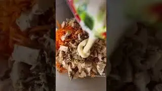 Салат из 3 ингредиентов #food #cooking #рецепт #салат