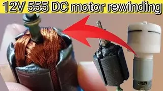 How to rewind 12V DC motor | very easy 12V DC motor winding technique #diy