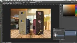 Photo editing Mockup in Photoshop