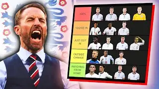 MY ENGLAND EURO SQUAD TIER LIST | Ranking All Players!