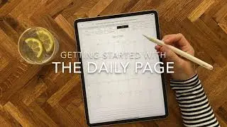 How to Get Started With The Daily Page Digital Planner for Goodnotes